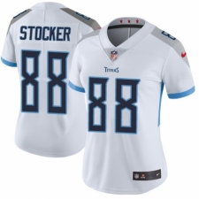 Women's Nike Tennessee Titans #88 Luke Stocker White Vapor Untouchable Elite Player NFL Jersey