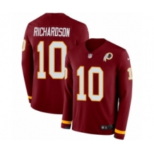Youth Nike Washington Redskins #10 Paul Richardson Limited Burgundy Therma Long Sleeve NFL Jersey