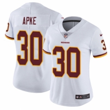 Women's Nike Washington Redskins #30 Troy Apke White Vapor Untouchable Elite Player NFL Jersey