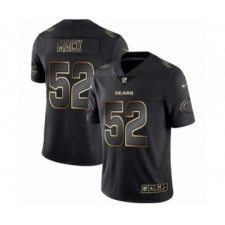 Men Chicago Bears #52 Khalil Mack Black Golden Edition 2019 Vapor Untouchable Limited Jersey