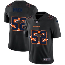 Men's Chicago Bears #52 Khalil Mack Black Nike Black Shadow Edition Limited Jersey