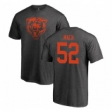 NFL Nike Chicago Bears #52 Khalil Mack Ash One Color T-Shirt