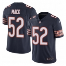 Youth Nike Chicago Bears #52 Khalil Mack Navy Blue Team Color Vapor Untouchable Elite Player NFL Jersey