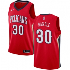 Men's Nike New Orleans Pelicans #30 Julius Randle Swingman Red NBA Jersey Statement Edition