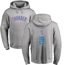 NBA Nike Oklahoma City Thunder #5 Devon Hall Ash Backer Pullover Hoodie