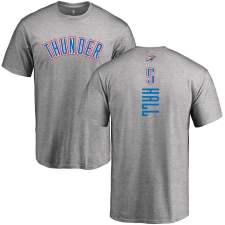 NBA Nike Oklahoma City Thunder #5 Devon Hall Ash Backer T-Shirt