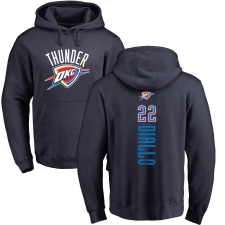 NBA Nike Oklahoma City Thunder #22 Hamidou Diallo Navy Blue Backer Pullover Hoodie