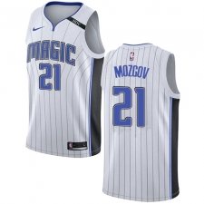 Women's Nike Orlando Magic #21 Timofey Mozgov Swingman White NBA Jersey - Association Edition