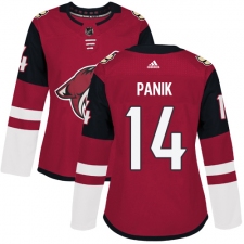 Women's Adidas Arizona Coyotes #14 Richard Panik Authentic Burgundy Red Home NHL Jersey