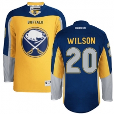 Men's Reebok Buffalo Sabres #20 Scott Wilson Authentic Gold New Third NHL Jersey