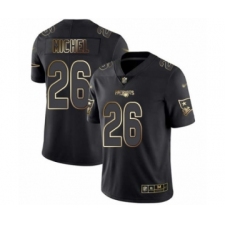 Men's New England Patriots #26 Sony Michel Black Gold Vapor Untouchable Limited Football Jersey