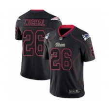 Men's Nike New England Patriots #26 Sony Michel Limited Lights Out Black Rush NFL Jersey