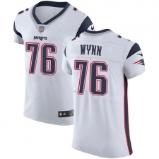 Men's Nike New England Patriots #76 Isaiah Wynn White Vapor Untouchable Elite Player NFL Jersey