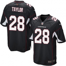 Men's Nike Arizona Cardinals #28 Jamar Taylor Game Black Alternate NFL Jersey
