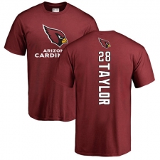 NFL Nike Arizona Cardinals #28 Jamar Taylor Maroon Backer T-Shirt
