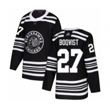 Men's Chicago Blackhawks #27 Adam Boqvist Authentic Black Alternate Hockey Jersey
