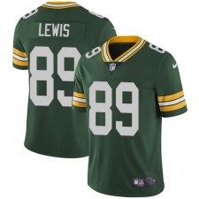 Men's Nike Green Bay Packers #89 Marcedes Lewis Green Team Color Vapor Untouchable Limited Player NFL Jersey