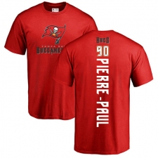 NFL Nike Tampa Bay Buccaneers #90 Jason Pierre-Paul Red Backer T-Shirt