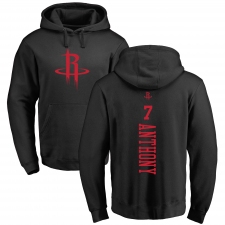 NBA Nike Houston Rockets #7 Carmelo Anthony Black One Color Backer Pullover Hoodie