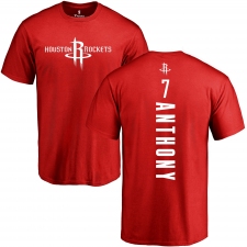 NBA Nike Houston Rockets #7 Carmelo Anthony Red Backer T-Shirt