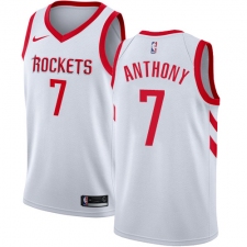 Women's Nike Houston Rockets #7 Carmelo Anthony Swingman White NBA Jersey - Association Edition