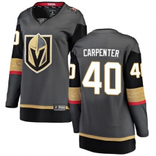 Women's Vegas Golden Knights #40 Ryan Carpenter Authentic Black Home Fanatics Branded Breakaway NHL Jersey