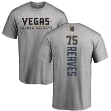 NHL Adidas Vegas Golden Knights #75 Ryan Reaves Gray Backer T-Shirt