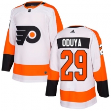Men's Adidas Philadelphia Flyers #29 Johnny Oduya Authentic White Away NHL Jersey