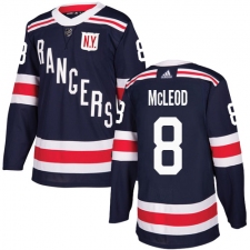 Youth Adidas New York Rangers #8 Cody McLeod Authentic Navy Blue 2018 Winter Classic NHL Jersey