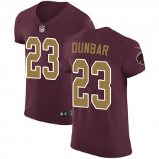 Men's Nike Washington Redskins #23 Quinton Dunbar Burgundy Red Alternate Vapor Untouchable Elite Player NFL Jersey