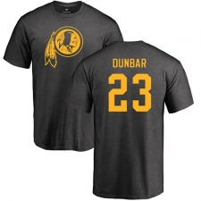 NFL Nike Washington Redskins #23 Quinton Dunbar Ash One Color T-Shirt