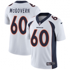 Youth Nike Denver Broncos #60 Connor McGovern White Vapor Untouchable Limited Player NFL Jersey