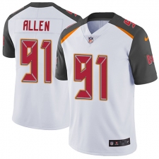 Youth Nike Tampa Bay Buccaneers #91 Beau Allen White Vapor Untouchable Elite Player NFL Jersey