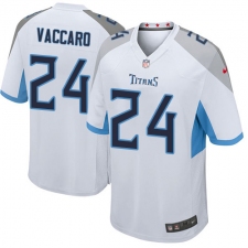 Men Nike Tennessee Titans #24 Kenny Vaccaro Game White NFL Jersey