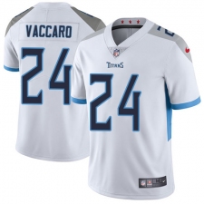 Men Nike Tennessee Titans #24 Kenny Vaccaro White Vapor Untouchable Limited Player NFL Jersey