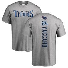 NFL Nike Tennessee Titans #24 Kenny Vaccaro Ash Backer T-Shirt