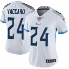 Women Nike Tennessee Titans #24 Kenny Vaccaro White Vapor Untouchable Limited Player NFL Jersey