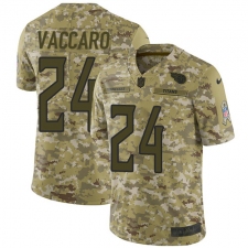 Youth Nike Tennessee Titans #24 Kenny Vaccaro Limited Camo 2018 Salute to Service NFL Jersey