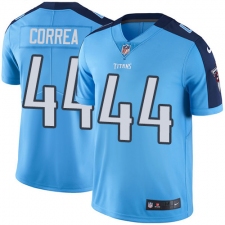 Men Nike Tennessee Titans #44 Kamalei Correa Limited Light Blue Rush Vapor Untouchable NFL Jersey