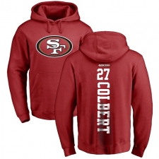 NFL Nike San Francisco 49ers #27 Adrian Colbert Red Backer Pullover Hoodie