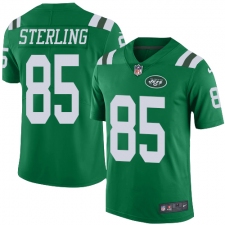 Men's Nike New York Jets #85 Neal Sterling Limited Green Rush Vapor Untouchable NFL Jersey