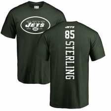 NFL Nike New York Jets #85 Neal Sterling Green Backer T-Shirt