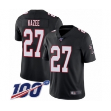 Men's Atlanta Falcons #27 Damontae Kazee Black Alternate Vapor Untouchable Limited Player 100th Season Football Jersey