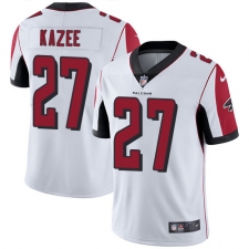 Men's Nike Atlanta Falcons #27 Damontae Kazee White Vapor Untouchable Limited Player NFL Jersey