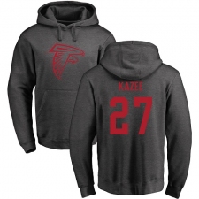 NFL Nike Atlanta Falcons #27 Damontae Kazee Ash One Color Pullover Hoodie