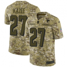 Youth Nike Atlanta Falcons #27 Damontae Kazee Limited Camo 2018 Salute to Service NFL Jersey
