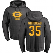 NFL Nike Green Bay Packers #35 Jermaine Whitehead Ash One Color Pullover Hoodie