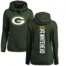 NFL Women's Nike Green Bay Packers #35 Jermaine Whitehead Green Backer Hoodie
