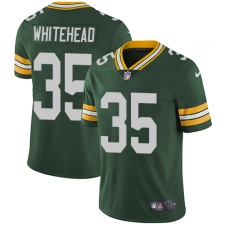 Youth Nike Green Bay Packers #35 Jermaine Whitehead Green Team Color Vapor Untouchable Limited Player NFL Jersey