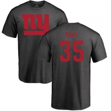 NFL Nike New York Giants #35 Curtis Riley Ash One Color T-Shirt